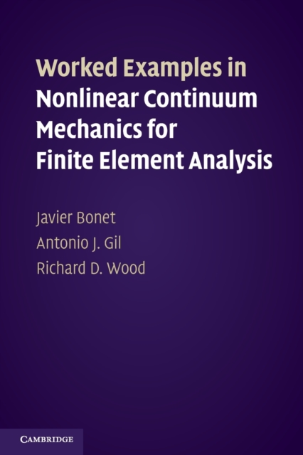 Worked Examples in Nonlinear Continuum Mechanics for Finite Element Analysis, Paperback / softback Book