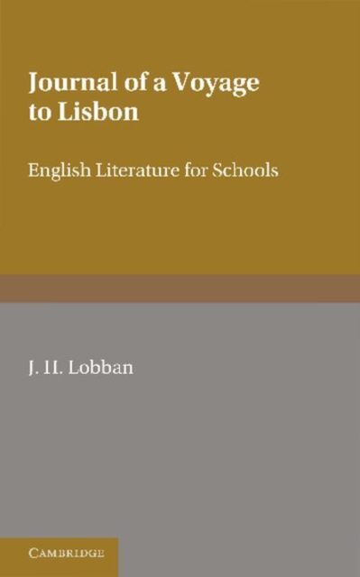 Fielding: 'Journal of a Voyage to Lisbon', Paperback / softback Book
