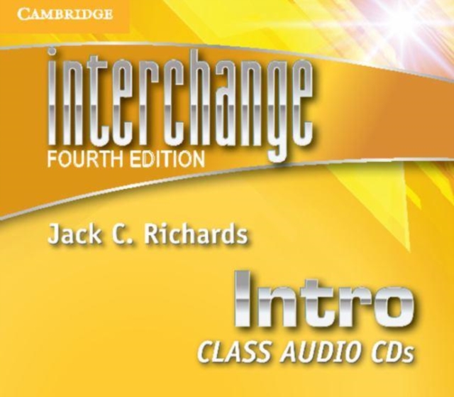 Interchange Intro Class Audio CDs (3), CD-Audio Book