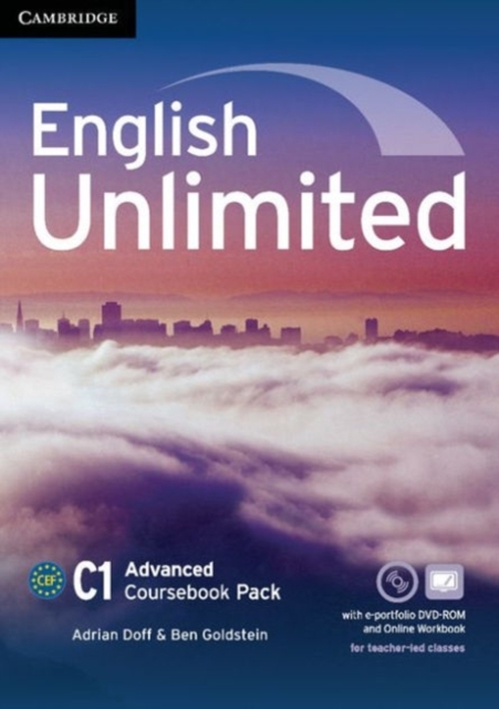 English Unlimited Advanced Coursebook with e-Portfolio and Online Workbook Pack, Mixed media product Book