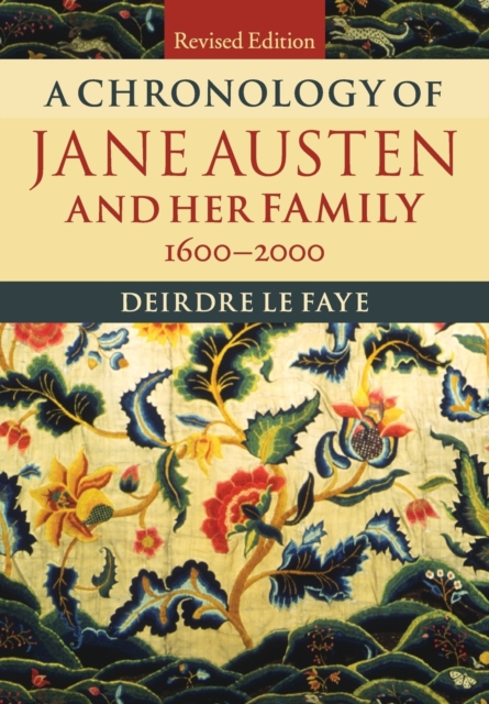 A Chronology of Jane Austen and her Family : 1600-2000, Paperback / softback Book