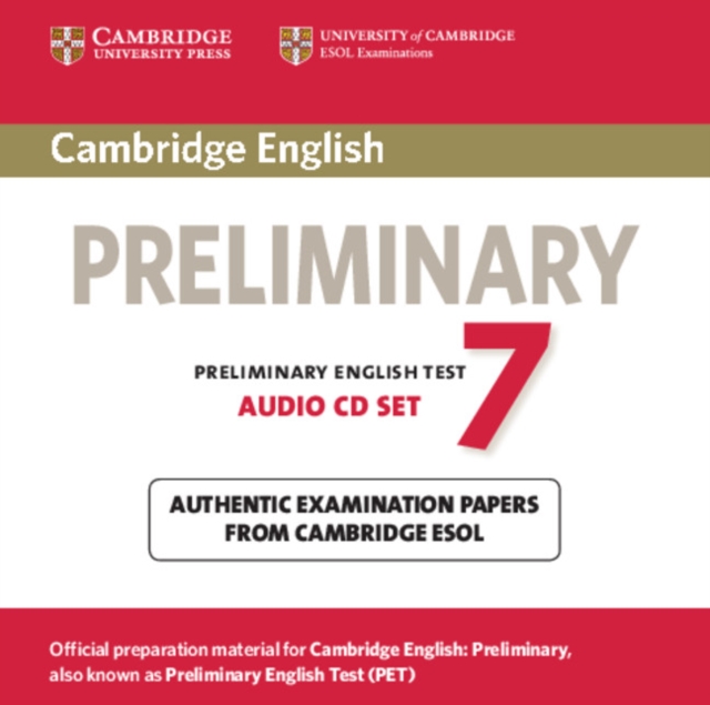 Cambridge English Preliminary 7 Audio CDs (2), CD-Audio Book