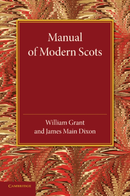 Manual of Modern Scots, Paperback / softback Book