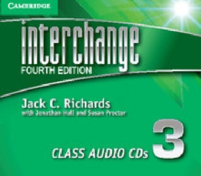 Interchange Level 3 Class Audio CDs (3), CD-Audio Book