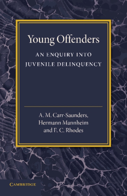 Young Offenders : An Enquiry into Juvenile Delinquency, Paperback / softback Book