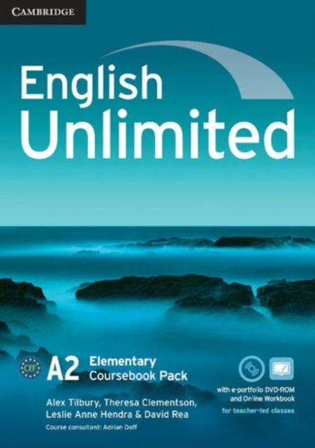 English Unlimited Elementary Coursebook with e-Portfolio and Online Workbook Pack, Mixed media product Book