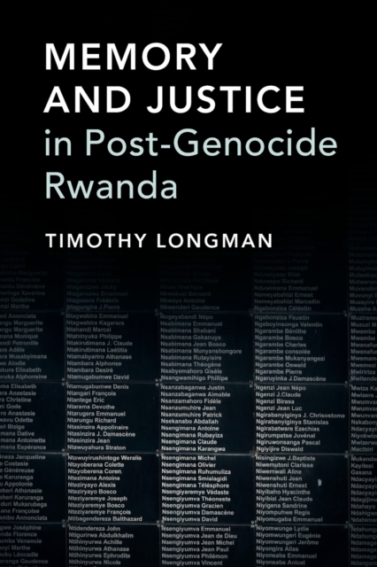 Memory and Justice in Post-Genocide Rwanda, Paperback / softback Book