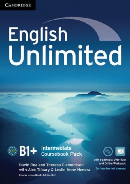 English Unlimited Intermediate Coursebook with e-Portfolio and Online Workbook Pack, Mixed media product Book