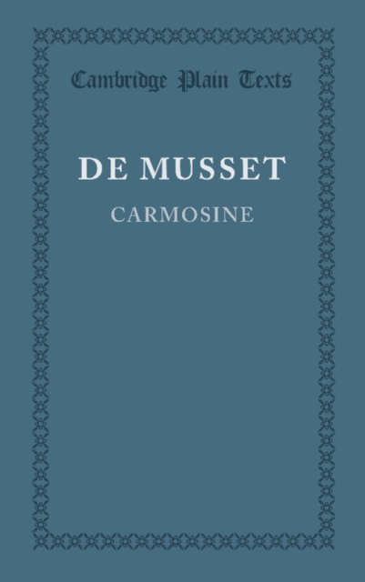 Carmosine, Paperback / softback Book