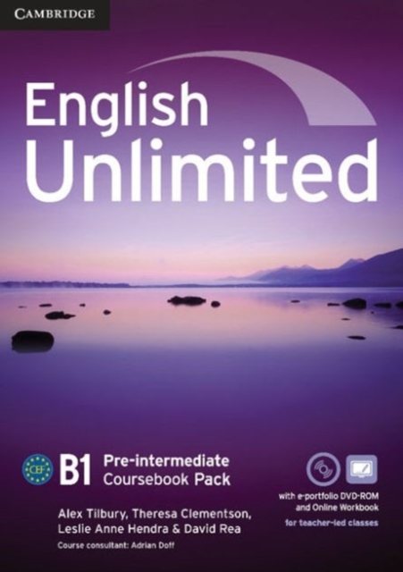 English Unlimited Pre-intermediate Coursebook with e-Portfolio and Online Workbook Pack, Mixed media product Book