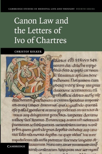 Canon Law and the Letters of Ivo of Chartres, Paperback / softback Book