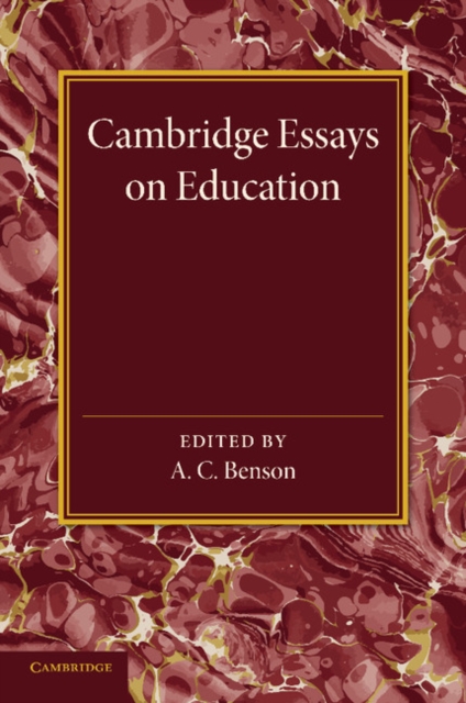 Cambridge Essays in Education, Paperback / softback Book