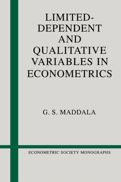 Limited-Dependent and Qualitative Variables in Econometrics, PDF eBook
