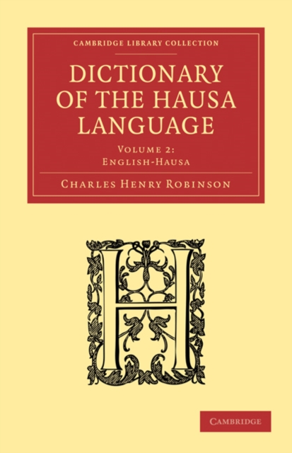 Dictionary of the Hausa Language, Paperback / softback Book