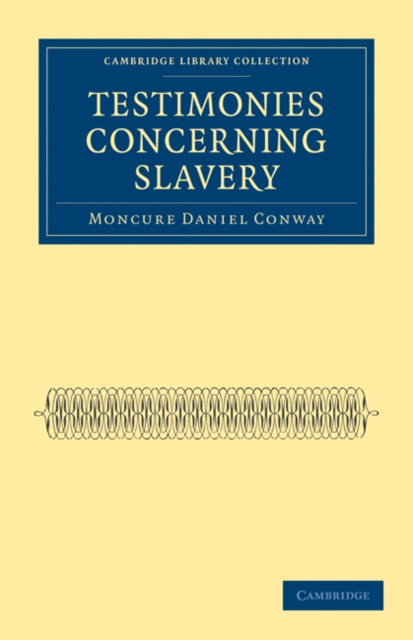 Testimonies Concerning Slavery, Paperback / softback Book