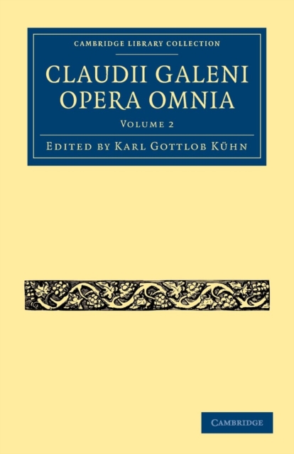 Claudii Galeni Opera Omnia, Paperback / softback Book