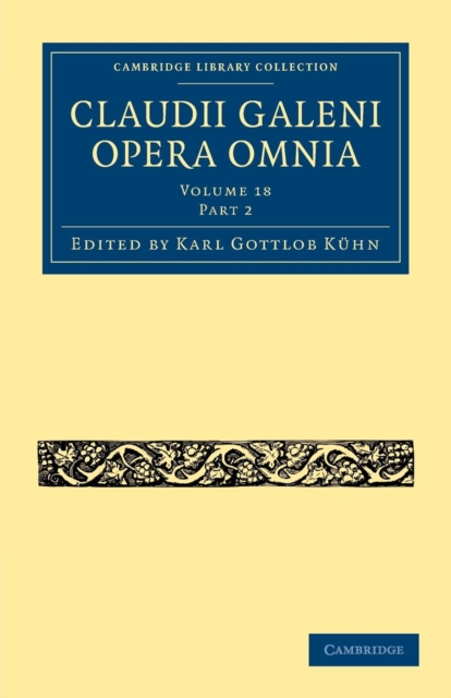 Claudii Galeni Opera Omnia, Paperback / softback Book