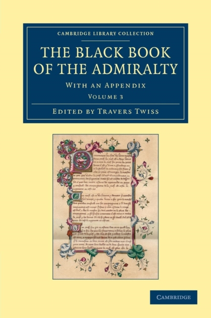 The Black Book of the Admiralty : With an Appendix, Paperback / softback Book