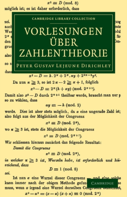 Vorlesungen uber Zahlentheorie, Paperback / softback Book