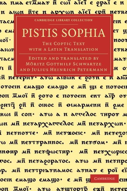 Pistis Sophia : The Coptic Text with a Latin Translation, Paperback / softback Book