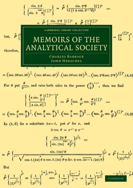 Memoirs of the Analytical Society, Paperback / softback Book