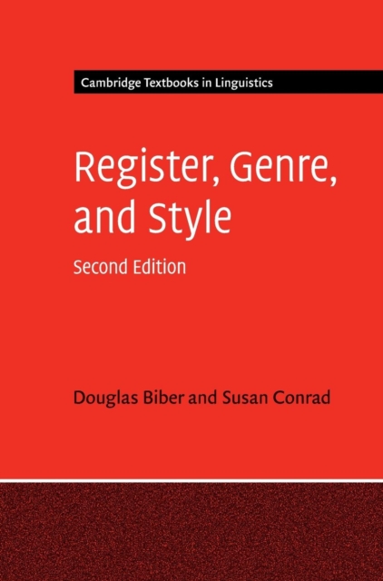 Register, Genre, and Style, Hardback Book
