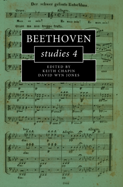 Beethoven Studies 4, Hardback Book