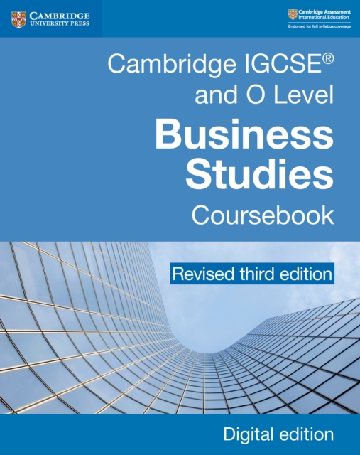 Cambridge IGCSE(R) and O Level Business Studies Revised Coursebook Digital Edition, EPUB eBook