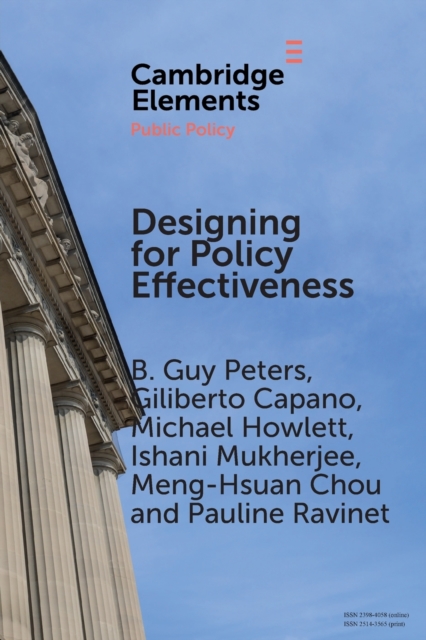 Designing for Policy Effectiveness : Defining and Understanding a Concept, Paperback / softback Book