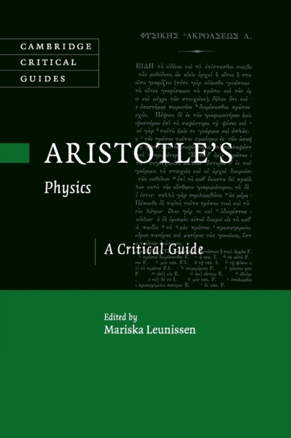 Aristotle's Physics : A Critical Guide, Paperback / softback Book