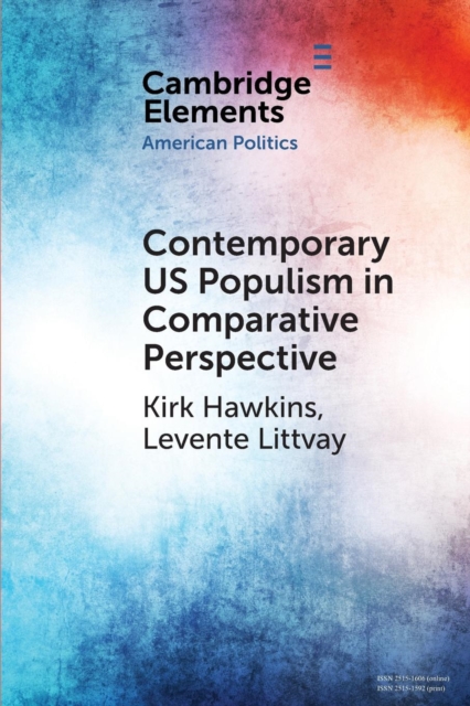 Contemporary US Populism in Comparative Perspective, Paperback / softback Book