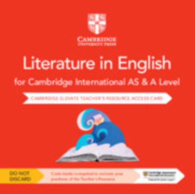 Cambridge International AS & A Level Literature in English Digital Teacher's Resource Access Card, Digital product license key Book
