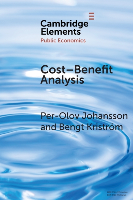 Cost-Benefit Analysis, Paperback / softback Book