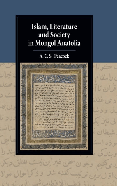 Islam, Literature and Society in Mongol Anatolia, Hardback Book