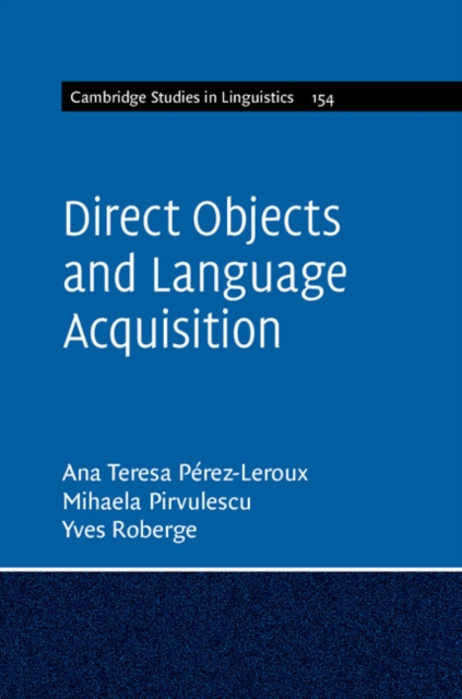 Direct Objects and Language Acquisition, PDF eBook