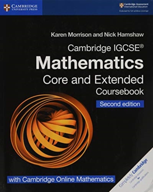 Cambridge IGCSE® Mathematics Coursebook Core and Extended Second Edition with Cambridge Online Mathematics (2 Years), Multiple-component retail product Book