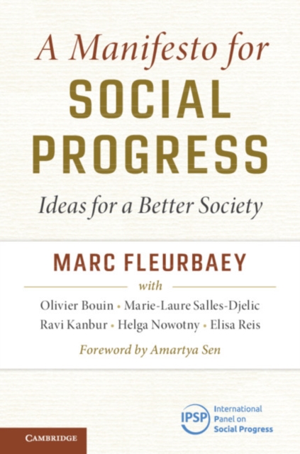Manifesto for Social Progress : Ideas for a Better Society, EPUB eBook