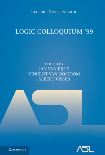 Logic Colloquium '99, PDF eBook
