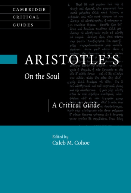 Aristotle's On the Soul : A Critical Guide, EPUB eBook