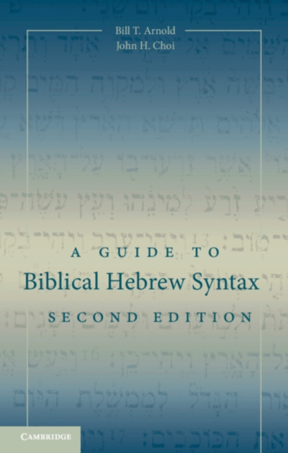 Guide to Biblical Hebrew Syntax, PDF eBook