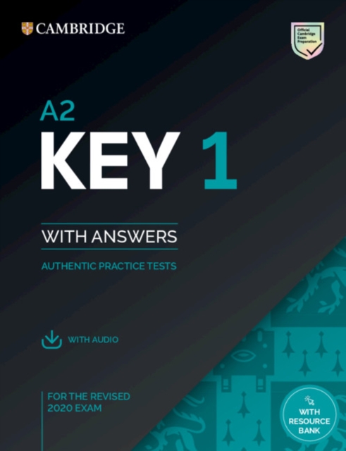 A2 Key 1 for the Revised 2020 Exam Student's Book with Answers with Audio with Resource Bank, Multiple-component retail product Book