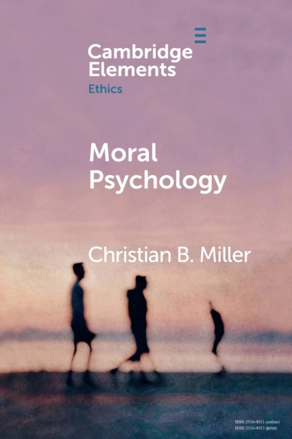 Moral Psychology, Paperback / softback Book