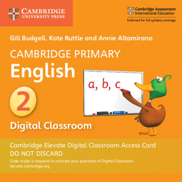 Cambridge Primary English Stage 2 Cambridge Elevate Digital Classroom Access Card (1 Year), Digital product license key Book