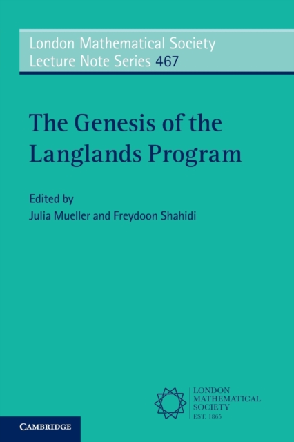 The Genesis of the Langlands Program, Paperback / softback Book