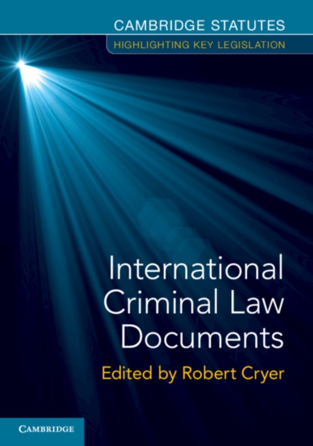 International Criminal Law Documents, Paperback / softback Book