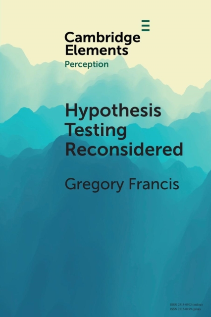 Hypothesis Testing Reconsidered, Paperback / softback Book
