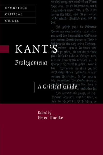 Kant's Prolegomena : A Critical Guide, Paperback / softback Book