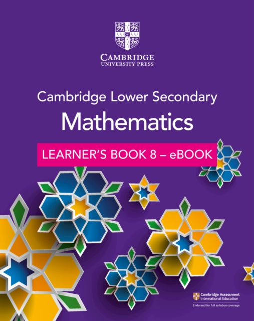 Cambridge Lower Secondary Mathematics Learner's Book 8 - eBook, EPUB eBook