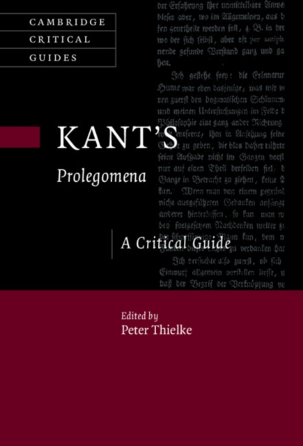 Kant's Prolegomena : A Critical Guide, EPUB eBook