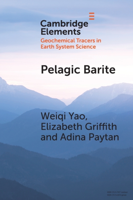 Pelagic Barite : Tracer of Ocean Productivity and a Recorder of Isotopic Compositions of Seawater S, O, Sr, Ca and Ba, Paperback / softback Book